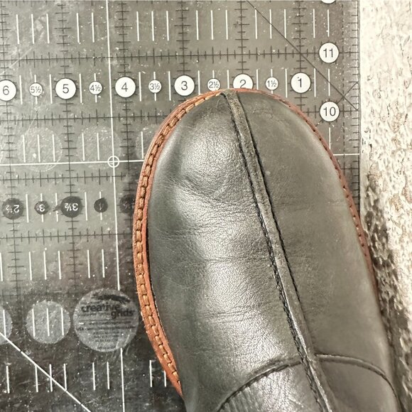 Jim Barnier Dreamcatcher Women Size 7 Black Leather Side Zip up Knee High Boot - Picture 13 of 13